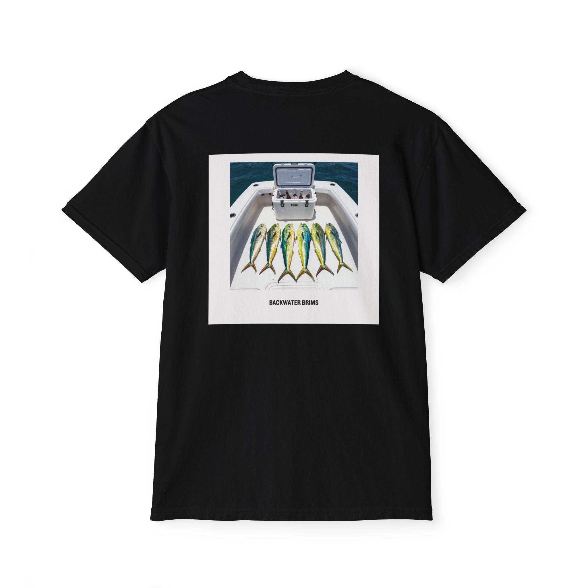 Fishing Mahi Pocket T‑Shirt — Boat Catch Graphic Tee