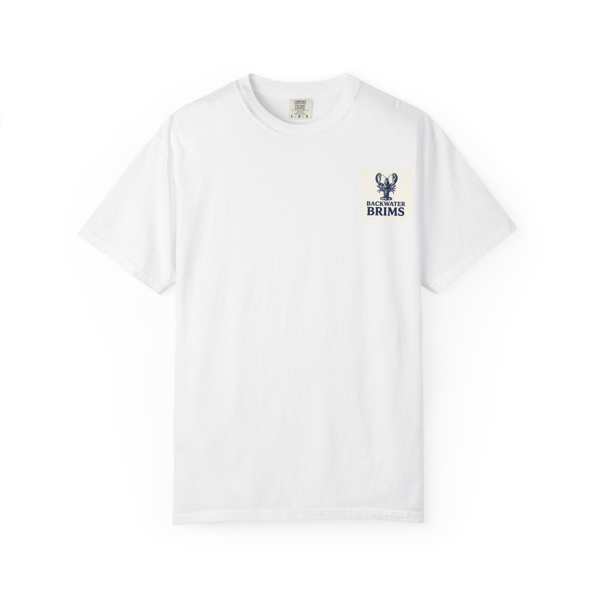 Backwater Brims Lobster Tee — Coastal Fishing Graphic T-Shirt
