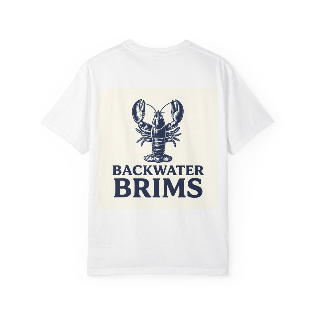Backwater Brims Lobster Tee — Coastal Fishing Graphic T-Shirt