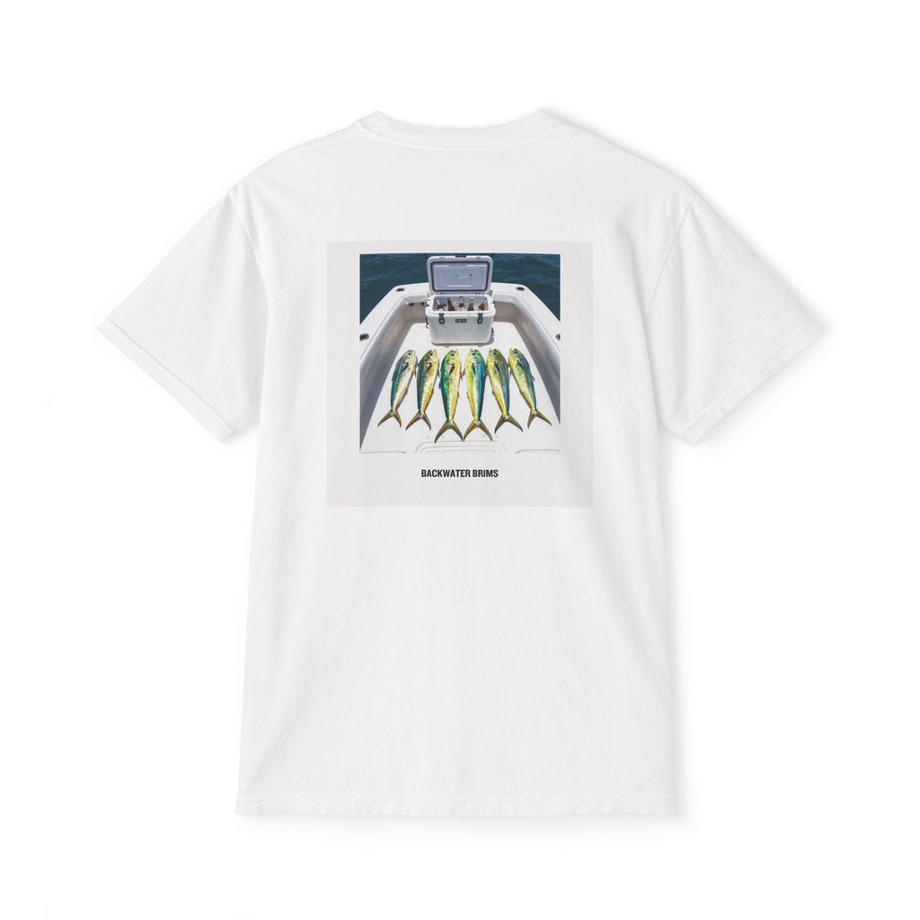 Fishing Mahi Pocket T‑Shirt — Boat Catch Graphic Tee