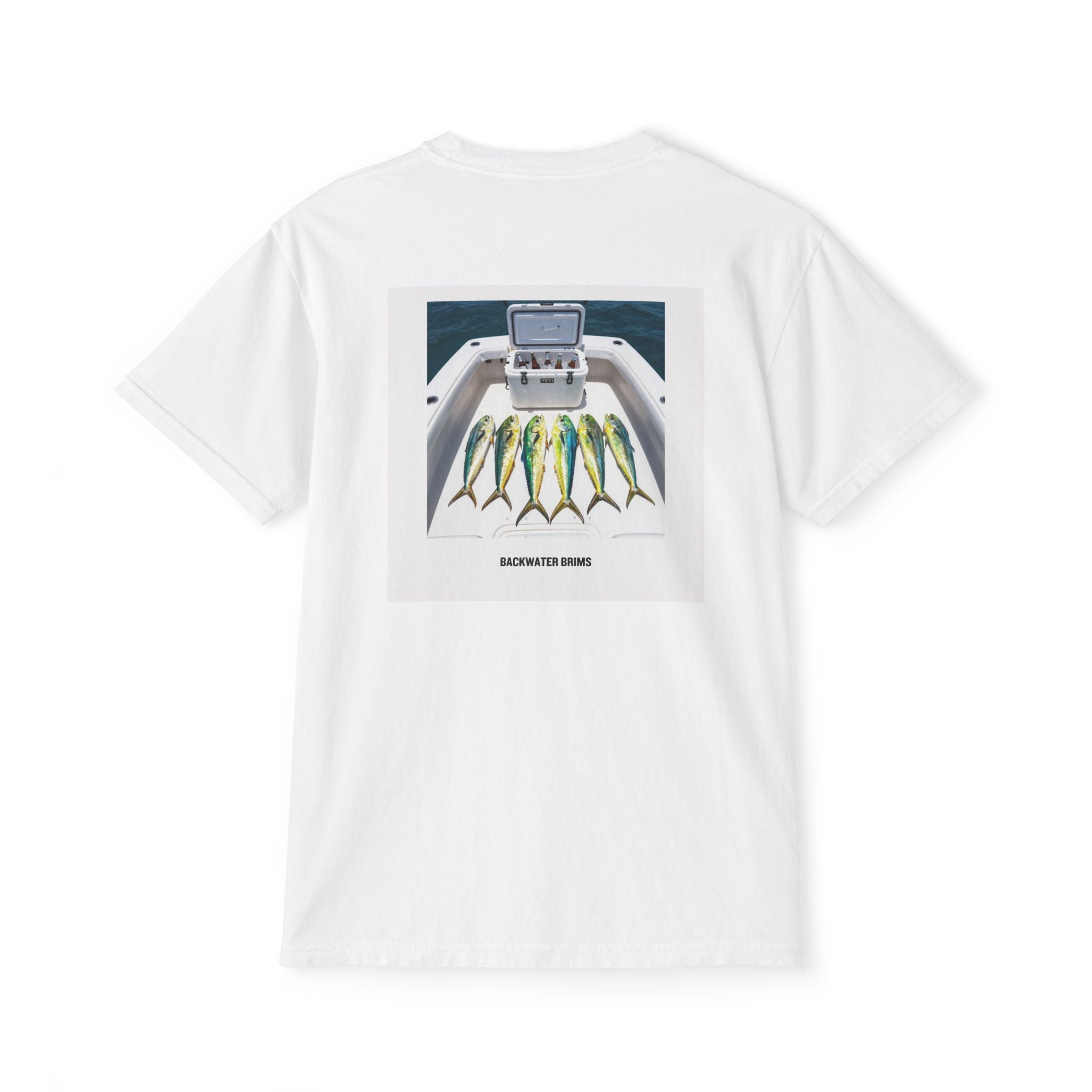 Fishing Mahi Pocket T‑Shirt — Boat Catch Graphic Tee