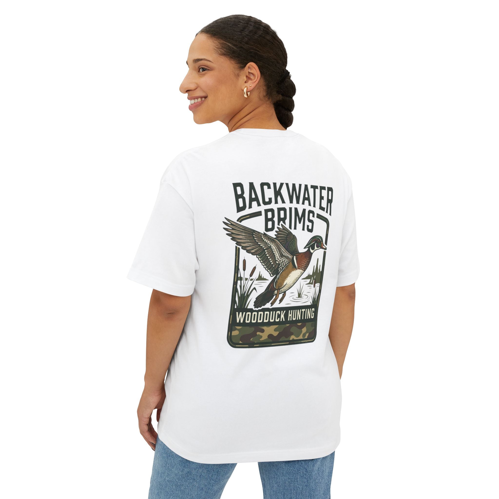 Woodduck Hunting Tee — Backwater Brims Graphic T-Shirt